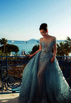 ummapurrman:Li BingBing at the Grand Hyatt Cannes Hotel Martinez during the 68th annual Cannes Film Festival on May 16, 2015 in Cannes, France.