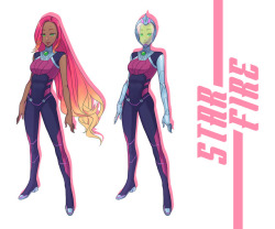 bobbytriesatlife: Check out this awesome commission I got done by @lysergic44 They drew my Starfire redesign that I made a while back.  