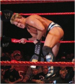 rwfan11:  Chris Jericho- “Are you checking out my ass?!” 