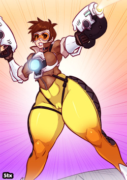 5tarexarte:  Tracer Overwatch - Fanart by 5tarex   Hi guys! After Mei, now it’s Tracer.Hope you guys enjoy ^^Exclusive version in my patreon : www.patreon.com/5tarexCommissions info : 5tarex.deviantart.com/journal/…