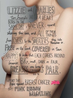 Rankin for pink ribbon to support fight against breast cancer - for these who love photography and support good cause!