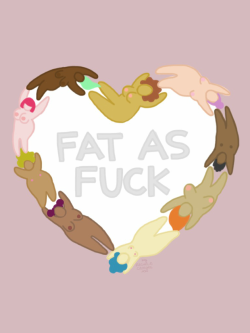 huffingtonpost:  15 Charming Illustrations That Fight Fatphobia With Doodles And FlowersFat-positive feminist and artist Rachele Cateyes is fed up with [people’s] fatphobic bullsh*t. So she decided to draw about it.In her illustrated series called