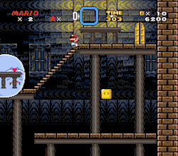 suppermariobroth:  In Super Mario World, Big Boos can be defeated by sliding down stairs. Since no other type of Boo can be defeated this way, this is most likely an oversight.