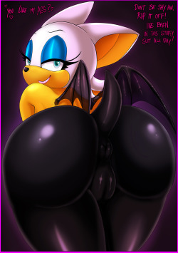 therealshadman:  Rouge The Butt Some Rouge Pannels I did a while back on Shadbase when I was doing a Sonic theme there. Go see more of Rouge and other Sonic characters by me at the base.   so yummy~ &lt; |D’‘‘‘