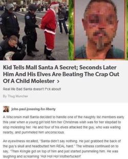 ittybittywhatapity:  ya-boi-oel:   browsedankmemes:  Santa a thug via /r/memes https://ift.tt/2zQUZ5w  HO HO HO MOTHER FUCKER.   This lifted my Christmas spirit 10 fold  