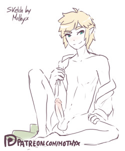 mothyx:  Sketches comission for my Patreon Rekka, I hope you like it ♥Link from Legend of Zelda I hope you like it  ♥You can support me on https://www.patreon.com/mothyx for NSFW gay art
