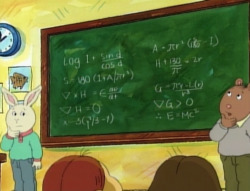 strobelast:  murderforajarofredrum-deactivat: Friendly reminder that nothing in your life can ever be as difficult as Mr. Ratburn’s 3rd grade class  what the fuck is this shit fucking sine of d over cosine of d bUT THERE ISNT ANYTHING ITS BASED ON LIKE