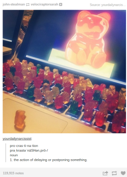 riordam:  council-ofahn:  riordam:  this is just a few what I have seen lately tumblr whY  I’M A GUMMY BEAR, YES I’M A GUMMY BEAR, I’M A YUMMY TUMMY LUCKY FUNNY GUMMY BEAR.  oh hell no 