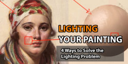 wannabeanimator:  Lighting your Painting: 4 Ways to Solve the Lighting ProblemFundamentals of Painting“Most of the time when we are painting, we get so overwhelmed with all the info, which is why practicing the lighting fundamentals beforehand will