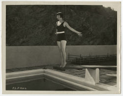 Louise Brooks, publicity photo at her Laurel Canyon home, Los Angeles, California, 1927