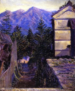 lilla-cabot-perry:  Mountain Village, Japan, 1901, Lilla Cabot Perry