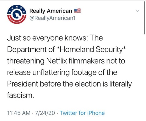 frikinnerd:  theropegeek:  The filmmakers stated that ICE threatened to subpoena raw footage and “threatened legal action” if scenes that negatively portrayed their policies and actions were not removed.  The pair went as far as to start using encrypted