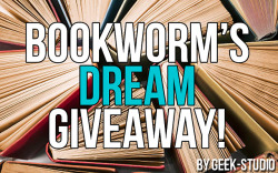 geek-studio:  Bookworm’s Dream Giveaway! PRIZE:- one black Kobo Mini eReader- tons of books preloaded on it! Books Included: Harry Potter series - J.K. Rowling Hunger Games series - Suzanne Collins Percy Jackson series - Rick Riordan Divergent series