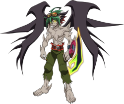 nerderina:   Ok I take back my words about wanting to see Zarc.Mutated Yuya is definetly not what I signed up for. Honestly this is the creepiest villain design I seen for a while.I hope he won’t stay like that for long. 
