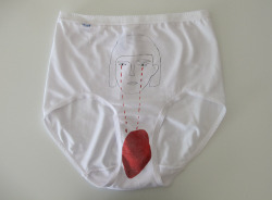 solarsisterss:  I’ve ruined so many undies from unexpectedly getting my period so I just drew it on there permanently 