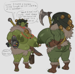 nsfw-roly: Orcs (Forgot to post this)