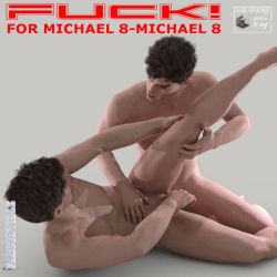 FUCK  is composed of 12 poses for M8, being intimate with M8. Files for DAZ  Studio 4.10 and up are included in this set. Apply INJ pose files  directly to Michael 8 and the genitals, then apply poses. Keep Limits ON  when prompted. 34% off until 11/25/20
