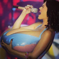 BREAKING NEWS: Katy Perry&rsquo;s breasts swell to massive proportions during a performance