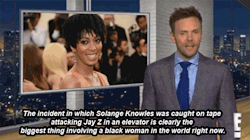 emmabailey:  mediaite:  Joel McHale thinks the media might be over-covering the Jay Z/Solange fight.   this. 