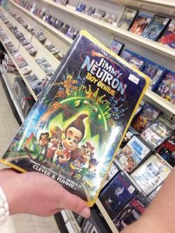 pattylomein:  gallifrey-feels:  zzazu:  britney2007spears:  joebarborak:  thepurdypurdy:  THIS PHOTO WAS TAKEN LAST WEEK AT MY LOCAL KMART. YES, THAT IS A SEALED VHS TAPE OF JIMMY NEUTRON THE MOVIE, IN 2014, AT KMART, SITTING NEXT TO DVDS AND BLU-RAYS,