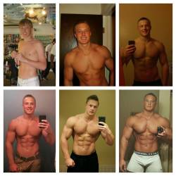bodybuildersbeforeandafter:  Davy Barnes 2007, 2011, 2012, 2013, 2014, 2015.