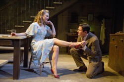 Natalie Dormer &amp; Kieran Bew onstage in After Miss Julie