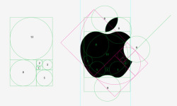 Apple logo and the golden section