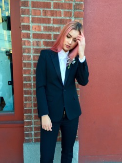 esspressgogh:Some guy at homecoming came up to me and told me I couldn’t wear a suit because I was a girl…Pretty sure he was just mad I looked better in a suit than him 👀