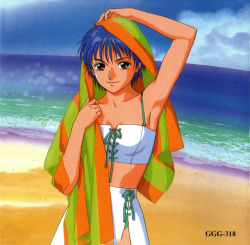 animarchive:  Fancy Lala (Music Canvas 1: Summer Vacation CD) - illustration by Akemi Takada.