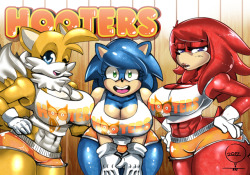 nat2art: drawing some sonic the hedgehog characters  -hooters - Breezie and amy Head swap or costume swap? your choice :D if you like my work please support me on patreon! https://www.patreon.com/ONATART  ;9