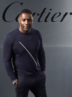 celebsofcolor: Idris Elba attends Cartier celebration of the launch of Santos de Cartier Watch at Pier 48 on April 5, 2018 in San Francisco, California.