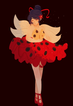 poopue:  Sorry for the inactivity. School’s got me all art constipated. Take ballet dancer Marinette though~ (/ ๑˘ㅂ˘๑)/