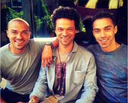 securelyinsecure:Jesse Williams &amp; His Brothers  That’s one insanely gorgeous family! 