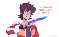 I just had to draw Keith with one of tHESE