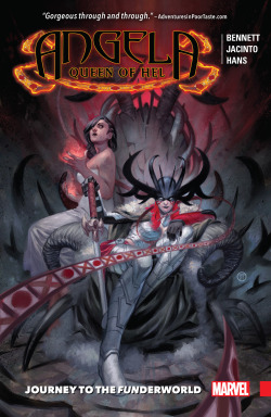 thefingerfuckingfemalefury:  comixology:  Angela: Queen of Hel- Journey to the Funderworld by Marguerite Bennett, Stephanie Hans and Kim Jacinto is new this week from Marvel Comics!  BUY THIS :D   I am beyond sad my pull box doesn’t have issues of this