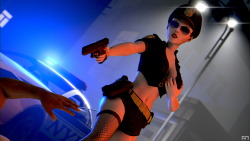 azubinode:  “…and stay down, creep!”Who would have thought that the hooker dressed like a sexy cop is actually a real undercover cop? Fuck me, right?“First time trying to hire a prostitute?”“Uh-huh..”“Well, you’re actually kinda cute