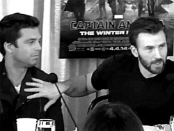 the-thorster:  thehallira:  the-thorster:  Five Times Chris Evans Succeeded In Left Boob Grabbing And One Time He Didn’t  Nobody seems to get this, he isn’t grabbing their left boob, he is grabbing their HEART. Chris Evans experiences such joy that