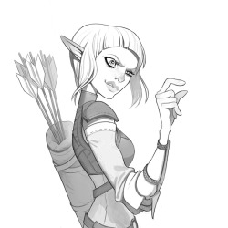 joy-ang:  Today is the release of Dragon Age Inquisition! Here’s some Sera fan art to celebrate the occasion. 