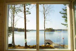 inatt:  cantemoiuosta:  inatt:  The view from our bed this morning.   Finland, I suppose?  Good guess!   My dream home and country