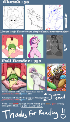 Commission Open!!!!! I&rsquo;ll open for 3 slots