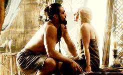 bearded-daddy:  rubyredwisp: game of thrones meme: whatever i want [7/10] → daenerys &amp; khal drogoYou must look in his eyes always. Love comes in at the eyes.   Me and mine…