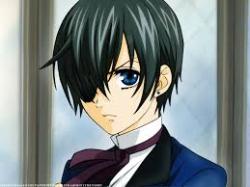 Name: Earl Ciel Phantomhive Anime: Black Butler Occupation: Earl of the Phantomhive Estate Age: 13 Ciel is a sagacious and rude teenager who was thrust into being the Earl of Phantomhive when his parents were killed in a conflagration at the Phantomhive