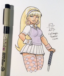chillguydraws: callmepo:   Been meaning to do another doodle of a thicc Pacifica (or Thiccfica) now that I finally got some new Copics.   Variation of her cute golf outfit from the mini golf episode of Gravity Falls.   It’s things like this that make