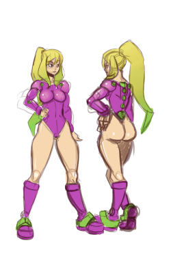 Samus - Retro  Well, this is a fast sketch for a fancomic I&rsquo;ll be doing soon, I always liked the desing and colors given to samus on her first iteration, is kind of nice all these low si-fi mumbo jumbo given to us at the 80&rsquo;s that I hope will