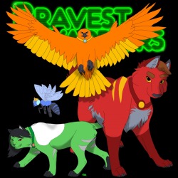 bravestwarriors:  How about the Bravest Warriors as their sticker pet animals?This would be a great addition to sticker pet powers, thanks cybercat009To submit your own fanart click here.