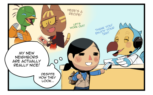 blacklimes: I did another Animal Crossing New Horizons comic about my second experience with villagers. I don’t care about having specific villagers–but I do prefer when they have some kind of theme among them–This is a real thought process I had–
