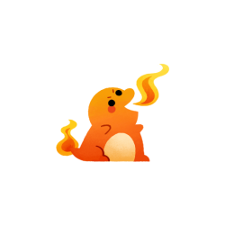 stefscribbles:Charmander used EMBER (it’s not very effective)