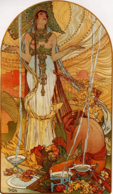 artist-mucha:  Salammbô, 1896, Alphonse MuchaMedium: lithographyhttps://www.wikiart.org/en/alphonse-mucha/salammbô-1896