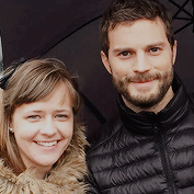 50shades:  Jamie Dornan meeting fans on the set of The Fall in Belfast, January 12