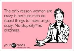 AHA&hellip;. so THATS how women rationalize their insanity to themselves&hellip; interesting&hellip;